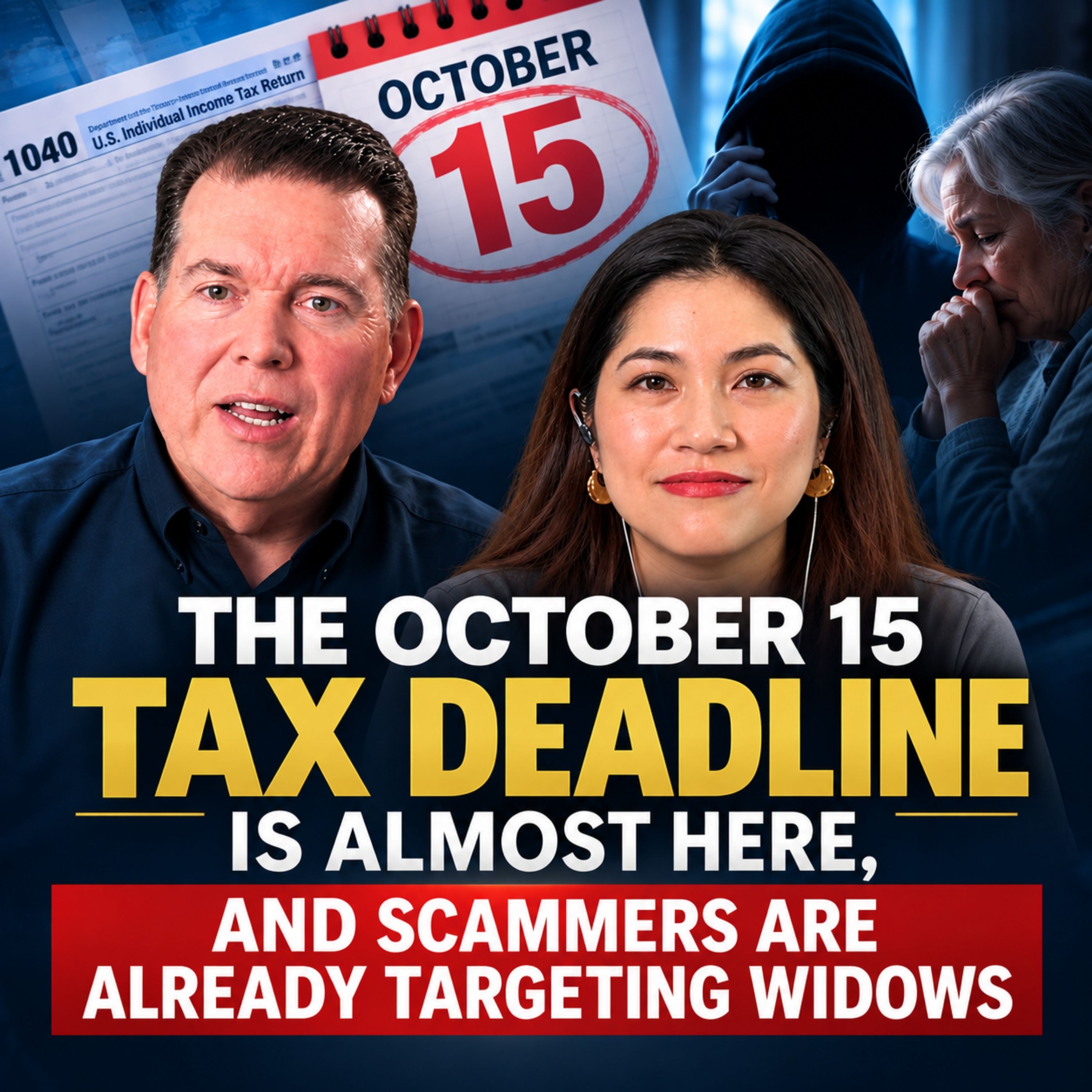 The October 15 Tax Deadline Is Almost Here, and Scammers Are Already Targeting Widows