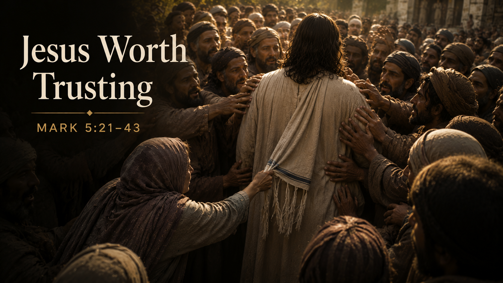 The Afternoon That Changed Everything - getting close in with Mark 5:21-43