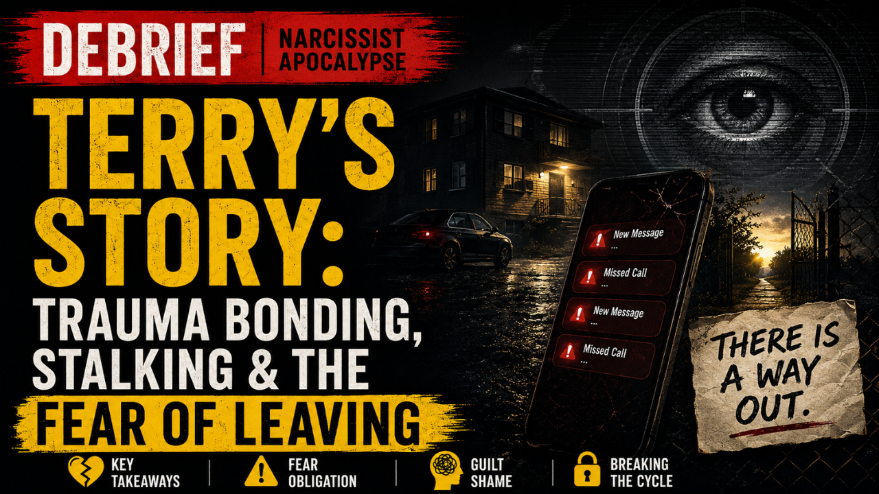 Debrief | Trauma Bonding, Stalking, and the Fear of Leaving in Terry’s Story