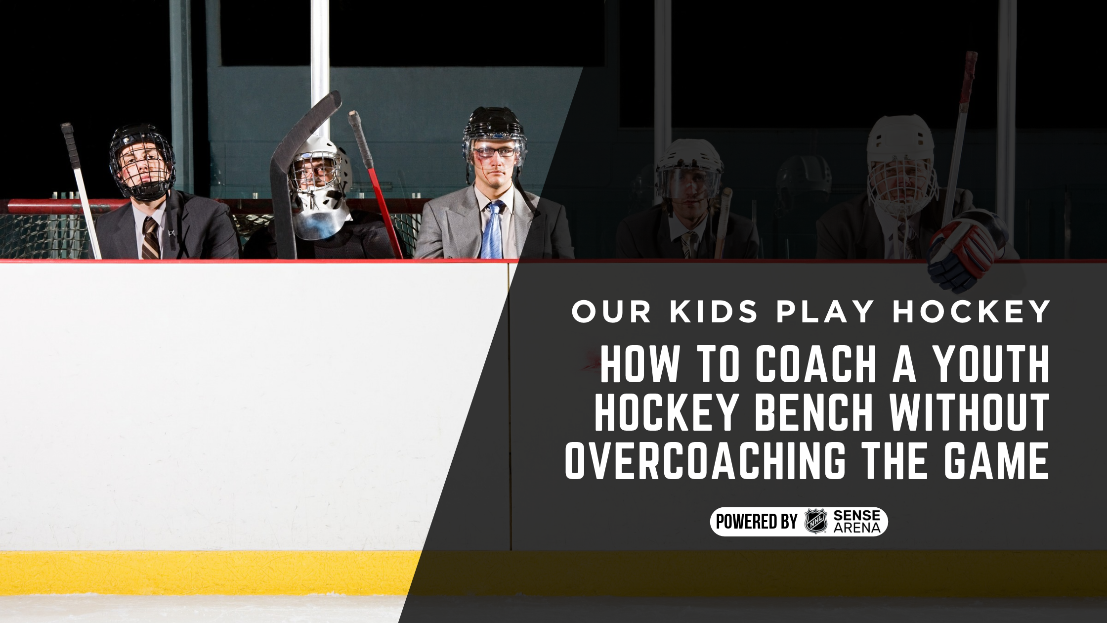 How to Coach a Youth Hockey Bench Without Overcoaching the Game