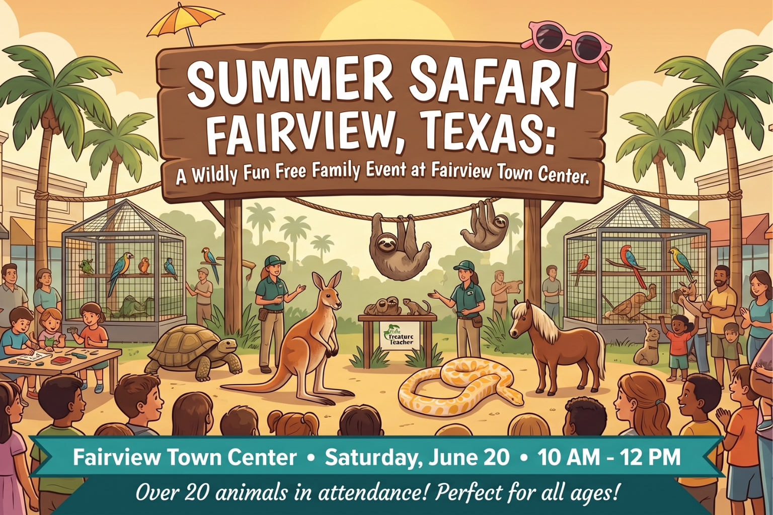 Summer Safari in Fairview, Texas: Free Family Fun at Fairview Town Center Near Allen