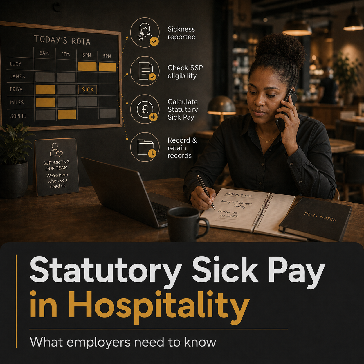 Statutory Sick Pay in Hospitality: What Employers Need to Know