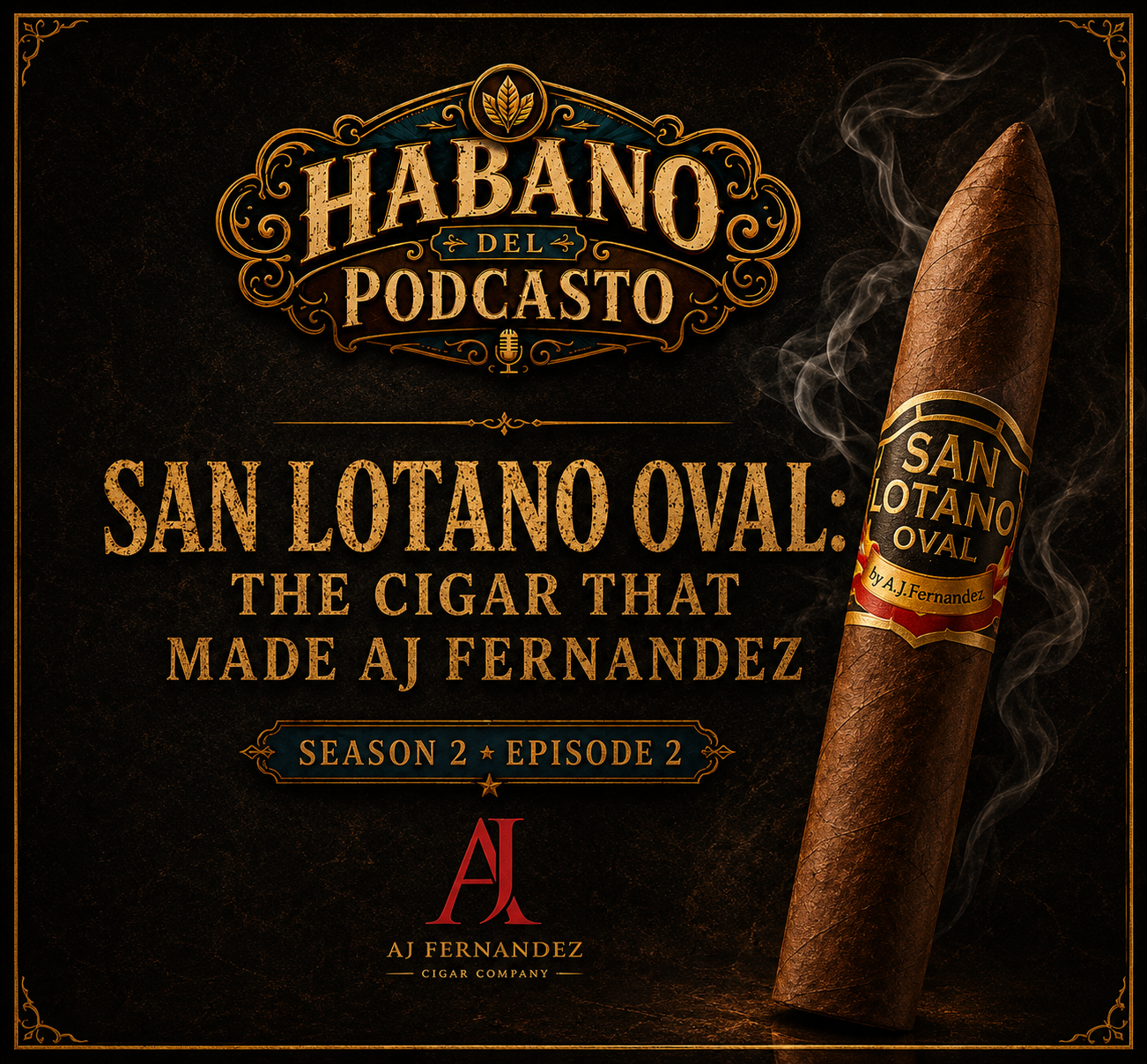 AJ Fernandez San Lotano Oval Torpedo Review | Habano del Podcasto