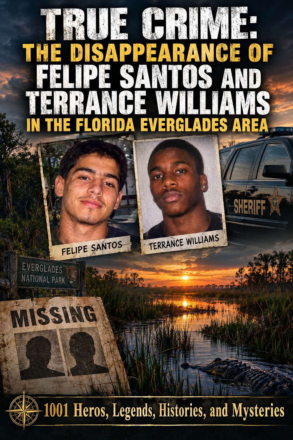 TRUE CRIME: THE DISAPPEARANCE OF FELIPE SANTOS AND TERRANCE WILLIAMS IN THE FLORIDA EVERGLADES AREA