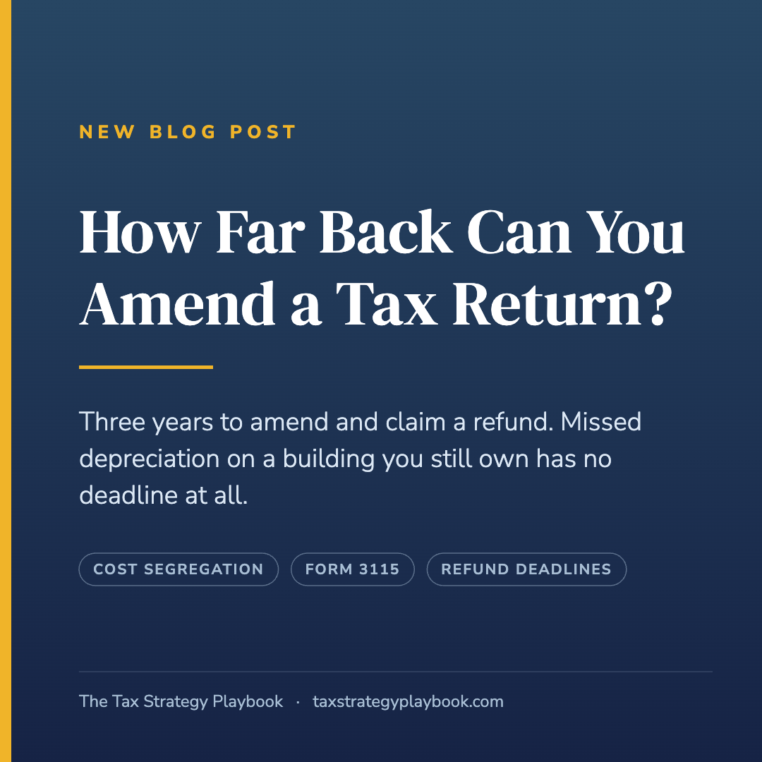 How Far Back Can You Amend a Tax Return? The IRS Deadline, and the Rule That Beats It