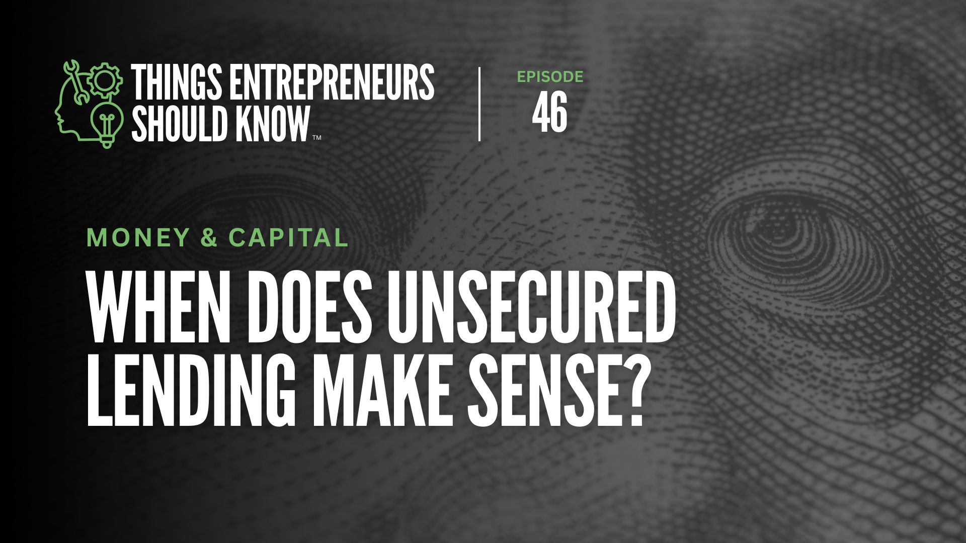 When Does Unsecured Lending Makes Sense?