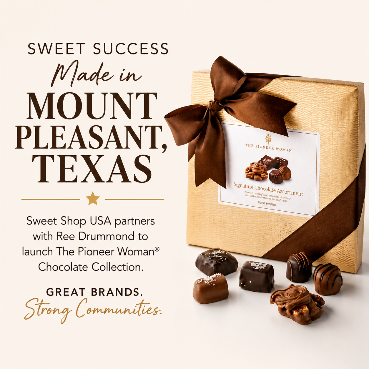 What The Pioneer Woman's New Chocolate Collection Says About Manufacturing in Mount Pleasant, Texas
