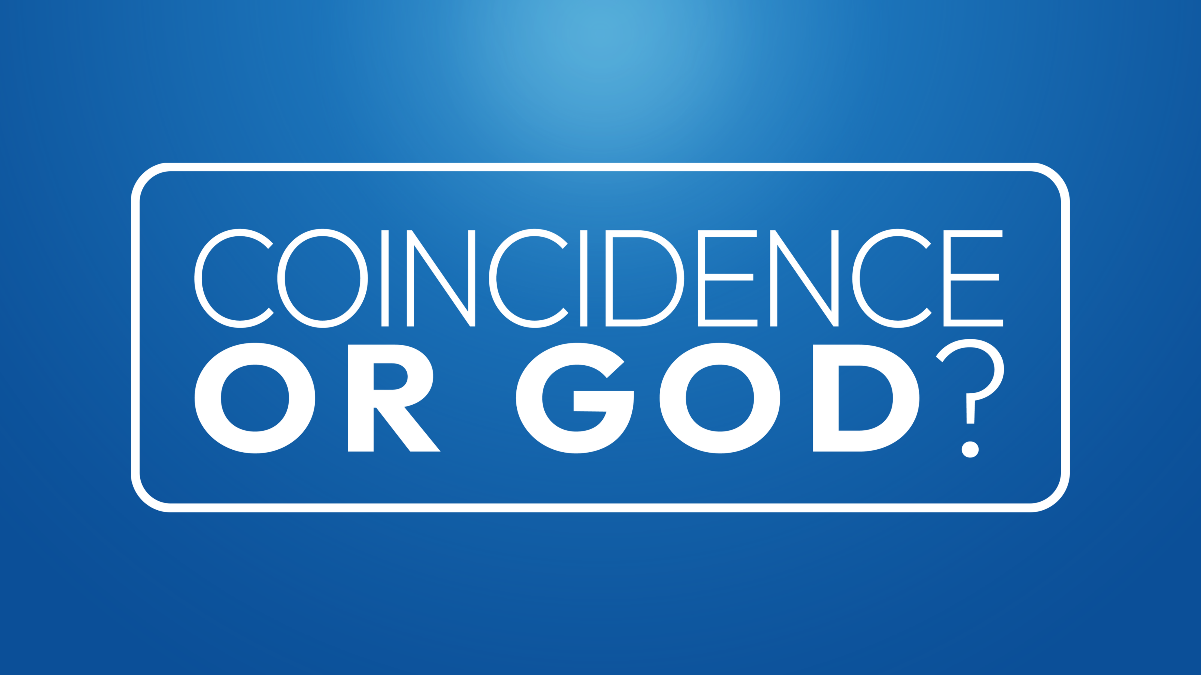 Coincidence or God? Logo