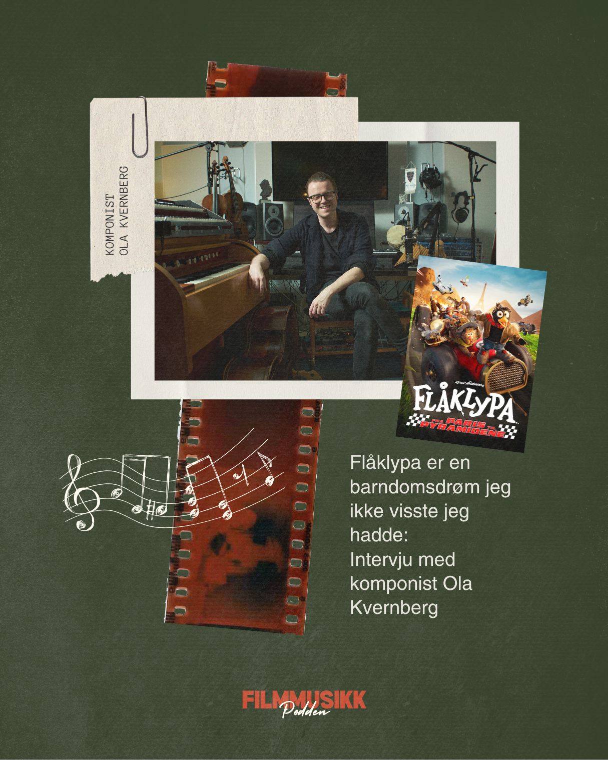 Intervju med komponist Ola Kvernberg - Flåklypa er en barndomsdrøm jeg ikke visste jeg hadde