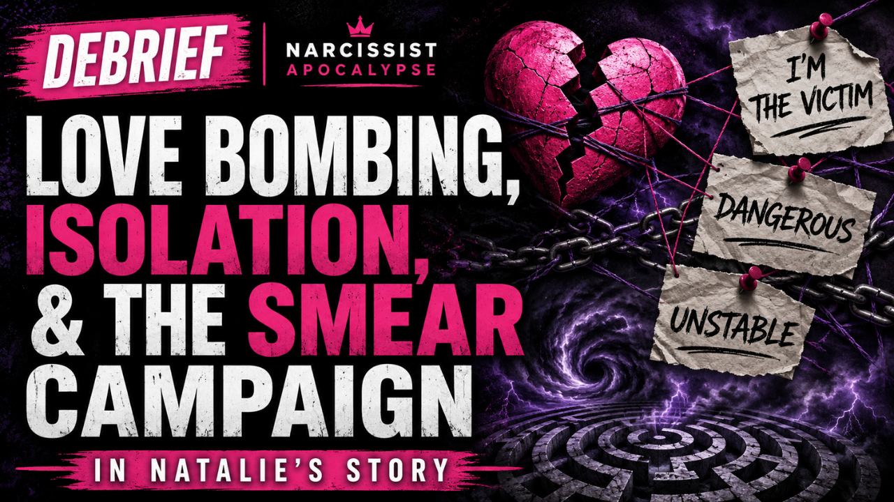 Debrief | Love Bombing, Isolation, and the Smear Campaign in Natalie’s Story Debrief | Love Bombing, Isolation, and the Smear Campaign in Natalie’s Story