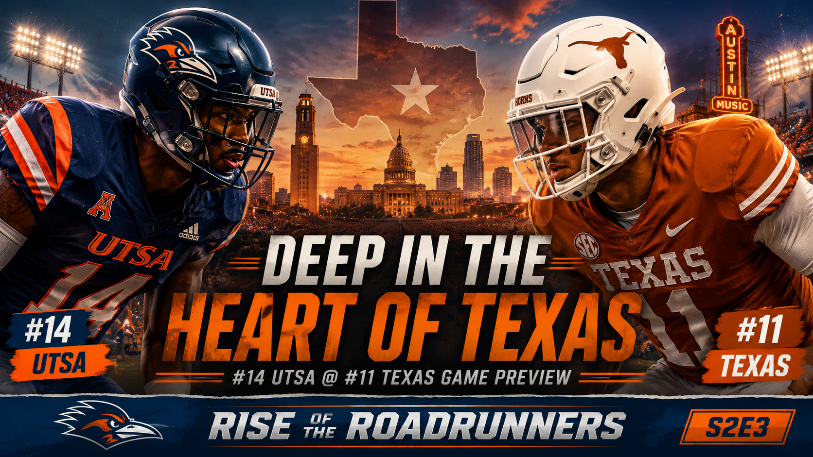 Deep in the Heart of Texas: #14 UTSA @ #11 Texas Game Preview