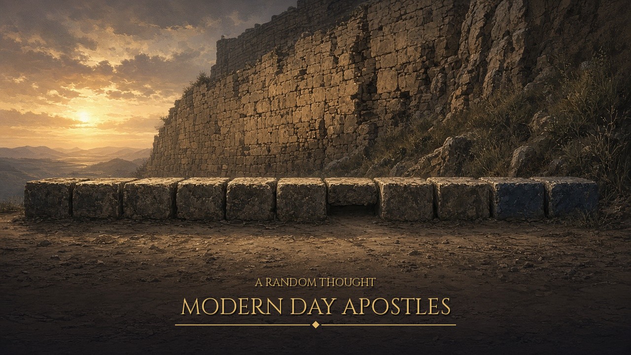 A Random Thought:  Modern Day Apostles