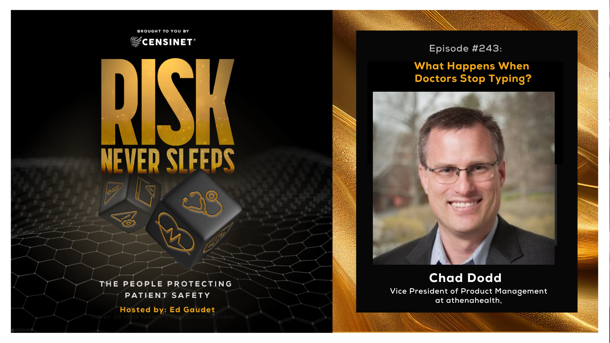 Episode #243. What Happens When Doctors Stop Typing?, with Chad Dodd, Vice President Of Product Management at athenahealth