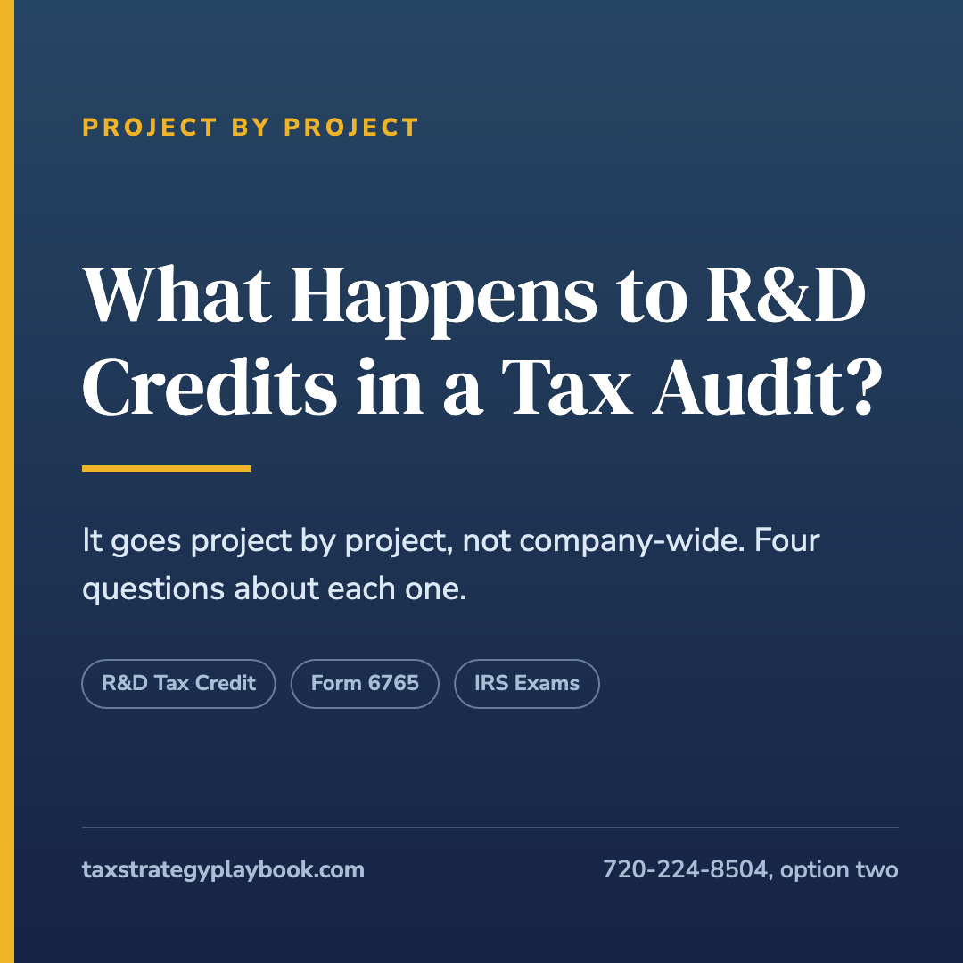What Happens to R&D Credits in a Tax Audit?