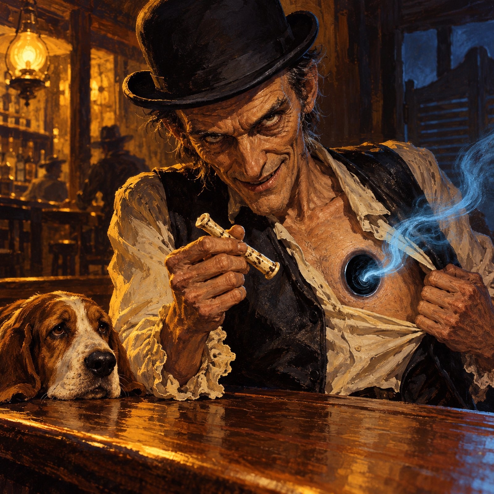 Basket Hound: Weird West Horror Story About a Soul-Stealing Stranger