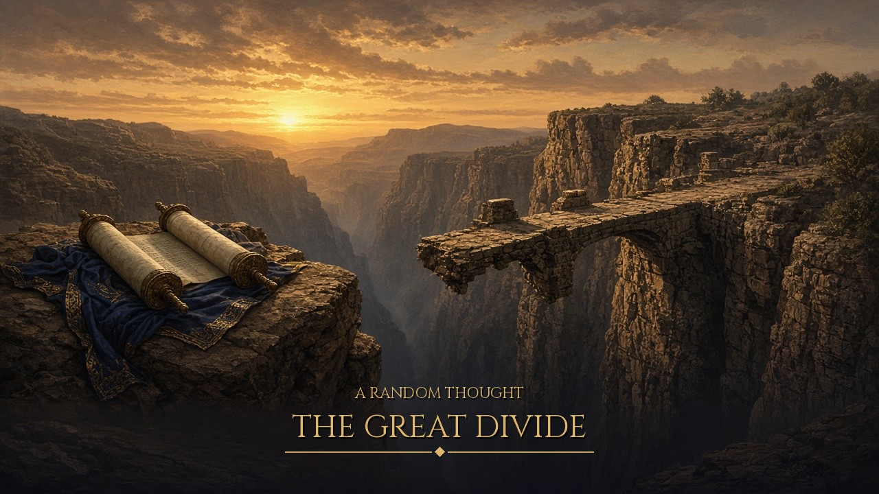 A Random Thought: The Great Divide