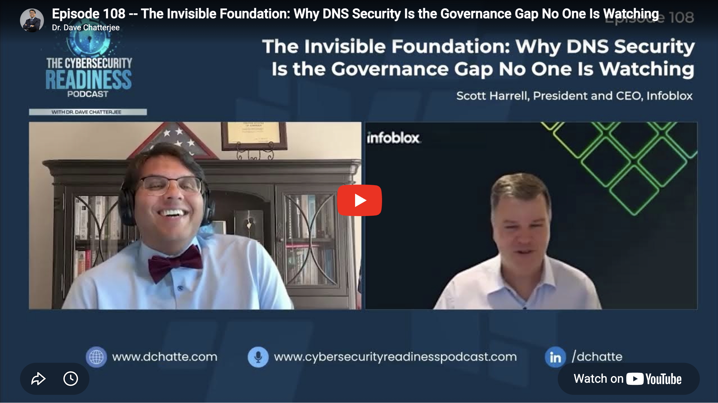 Episode 108 -- The Invisible Foundation: Why DNS Security Is the Governance Gap No One Is Watching